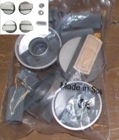 Ручки универсальные для плиты СЕРЕБРИСТЫЕ (компл.4шт)