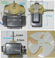 Вентилятор холодильника INDESIT, ARISTON (283664, 851159)