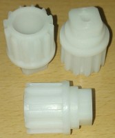 Втулка шнека мясорубки Дельта (D-23, H-30mm. Квадрат-14mm) (VTD001)