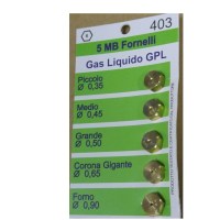 Жиклеры комплект (5шт.) 5MB-GPL (0.35, 0.45, 0.55, 0.65, 0.90) (Wo403)