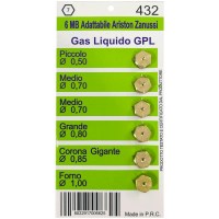 Жиклеры комплект 6MB-GPL (0.50, 0.7-2шт, 0.8, 0.85, 1.00) (Wo432)